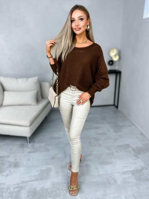 Sweter Malahi Brązowy Sweter Malahi Brązowy