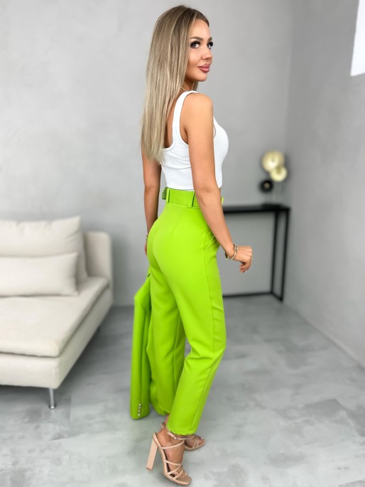 Spodnie Monna Jasnozielone Spodnie Monna Jasnozielone