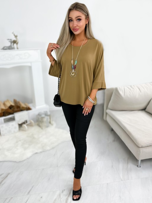 Bluzka Blanca Camelowa Bluzka Blanca Camelowa