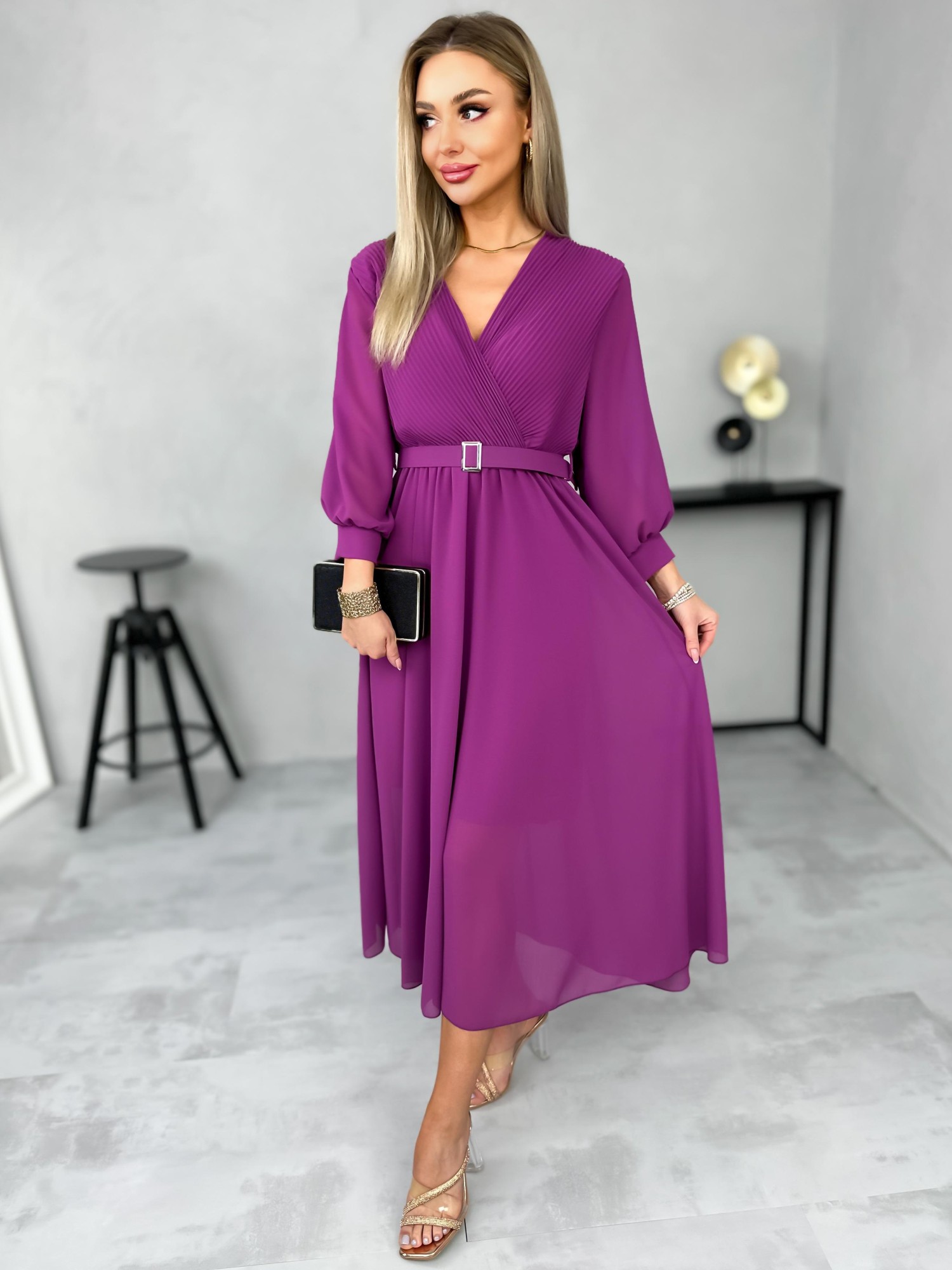 Sukienka Alexis Purpurowa Sukienka Alexis Purpurowa