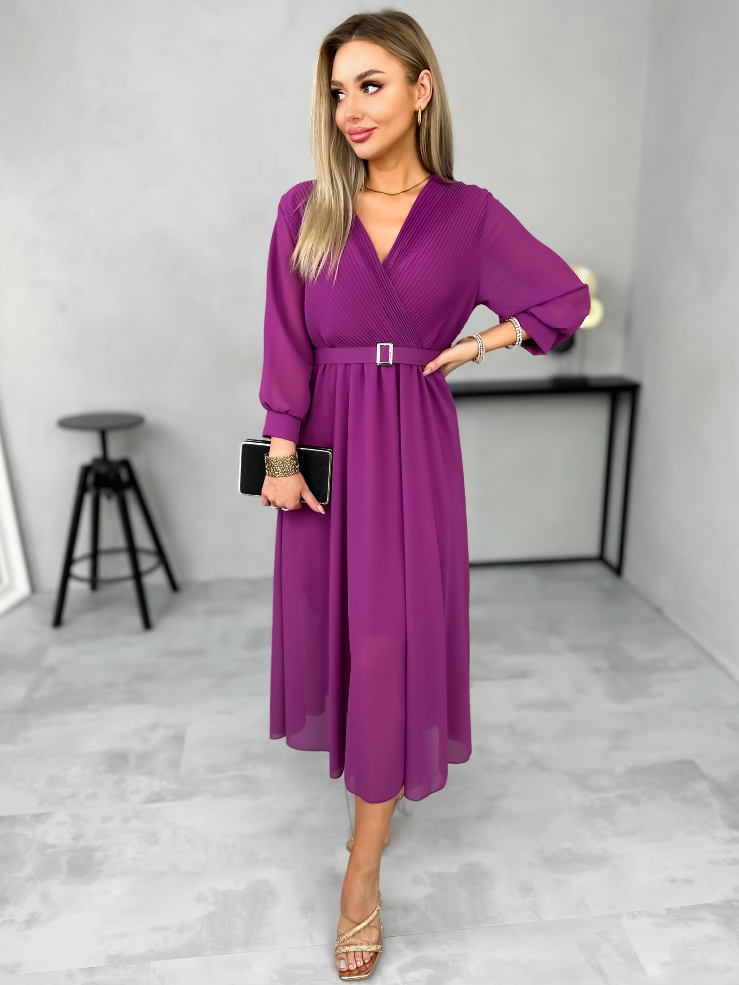 Sukienka Alexis Purpurowa Sukienka Alexis Purpurowa