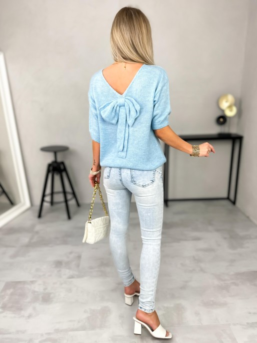Sweter Delis Błękitny Sweter Delis Błękitny