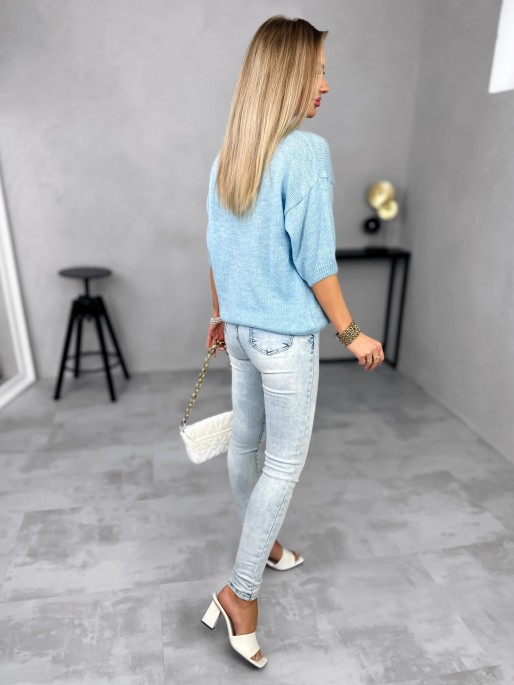Sweter Axeli Błękitny Sweter Axeli Błękitny