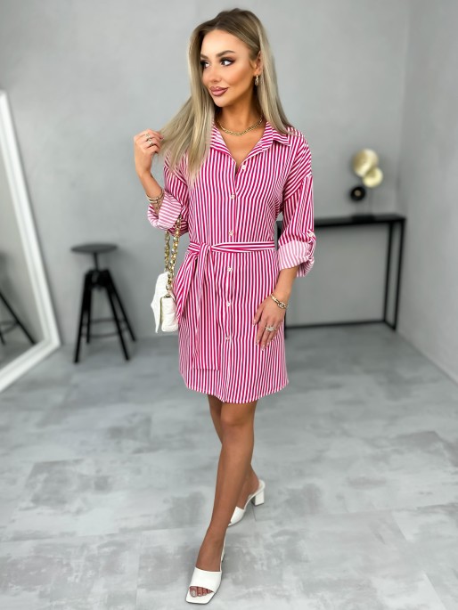 Koszula Frezi Stripes Long Fuksja Koszula Frezi Stripes Long Fuksja
