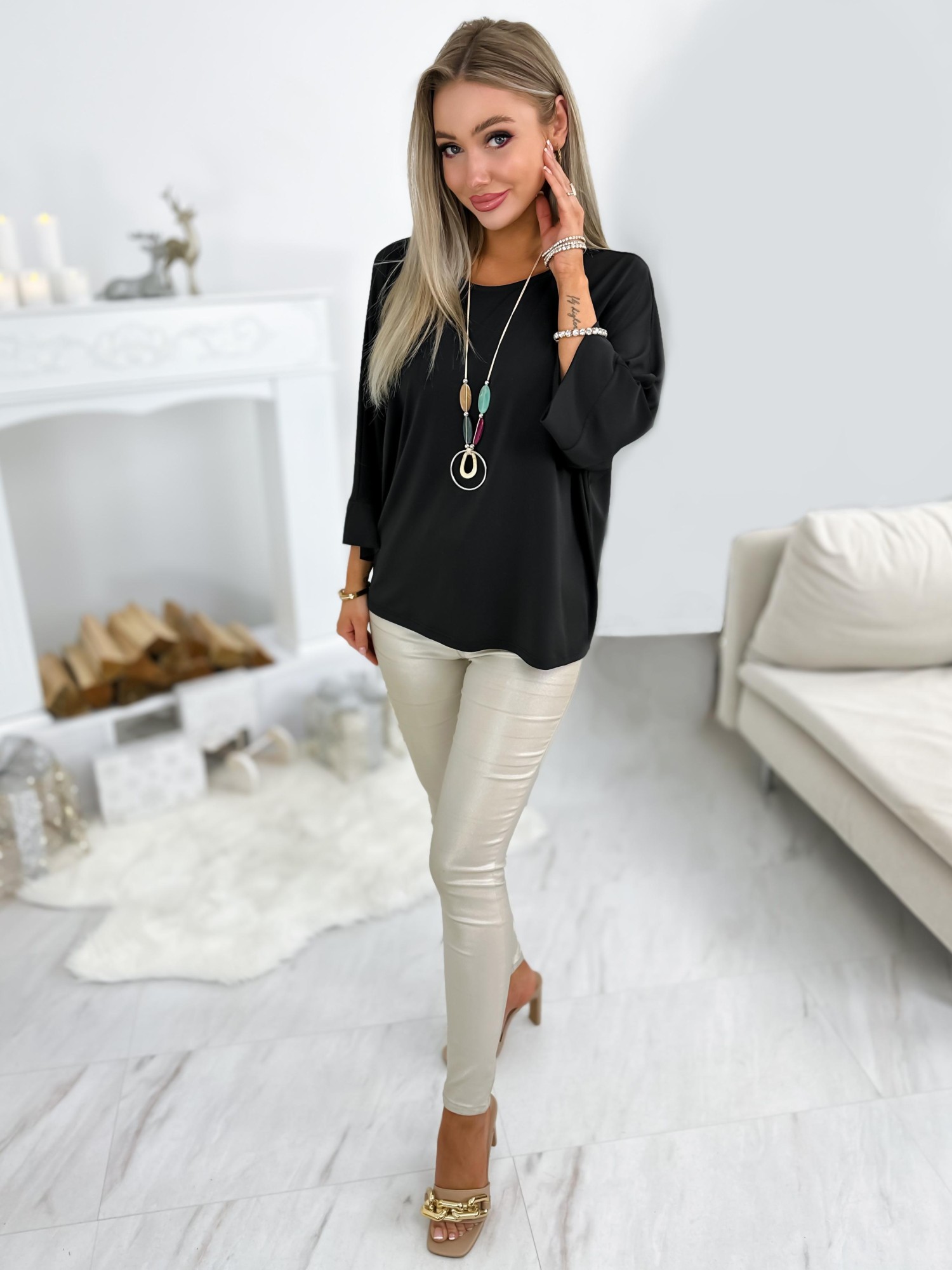 Bluzka Blanca Czarna Bluzka Blanca Czarna