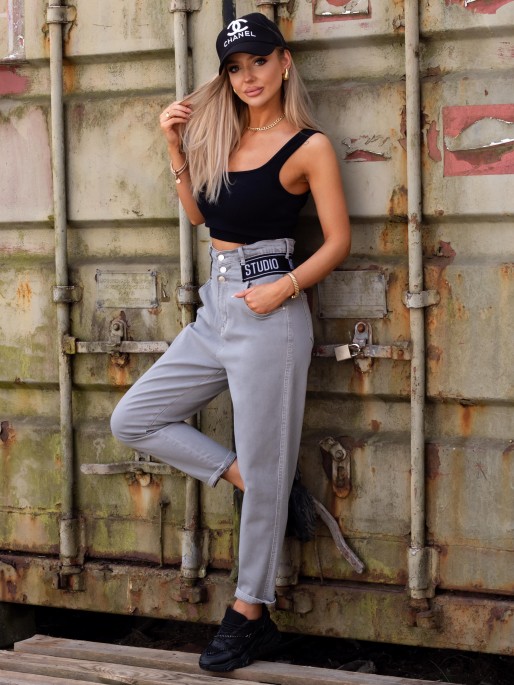 Spodnie Jeansowe Osis Szare Spodnie Jeansowe Osis Szare