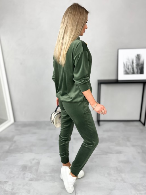 Dres Welurowy Margo Khaki Dres Welurowy Margo Khaki