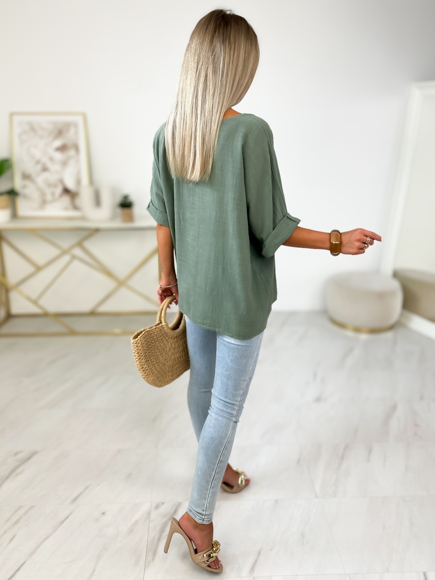Bluzka Vianca Khaki Bluzka Vianca Khaki