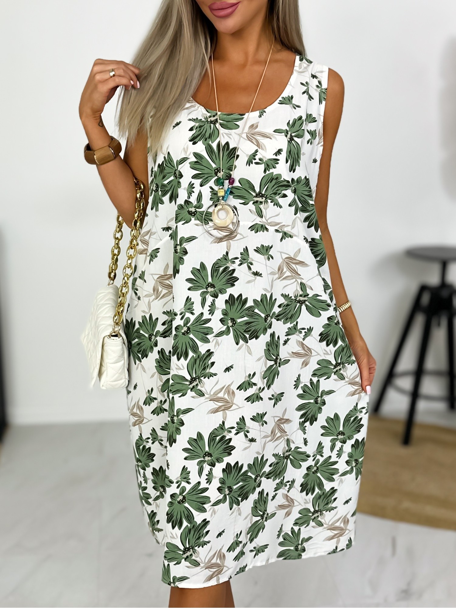 Sukienka Abbie Khaki Sukienka Abbie Khaki