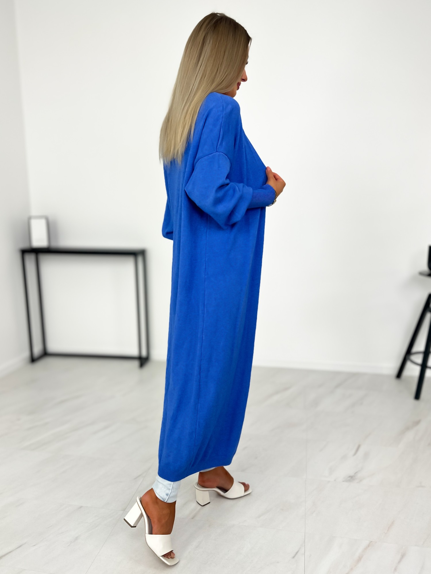 Sweter Long Avola Niebieski Sweter Long Avola Niebieski