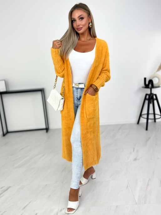 Sweter Kardigan Iganna Miodowy Sweter Kardigan Iganna Miodowy