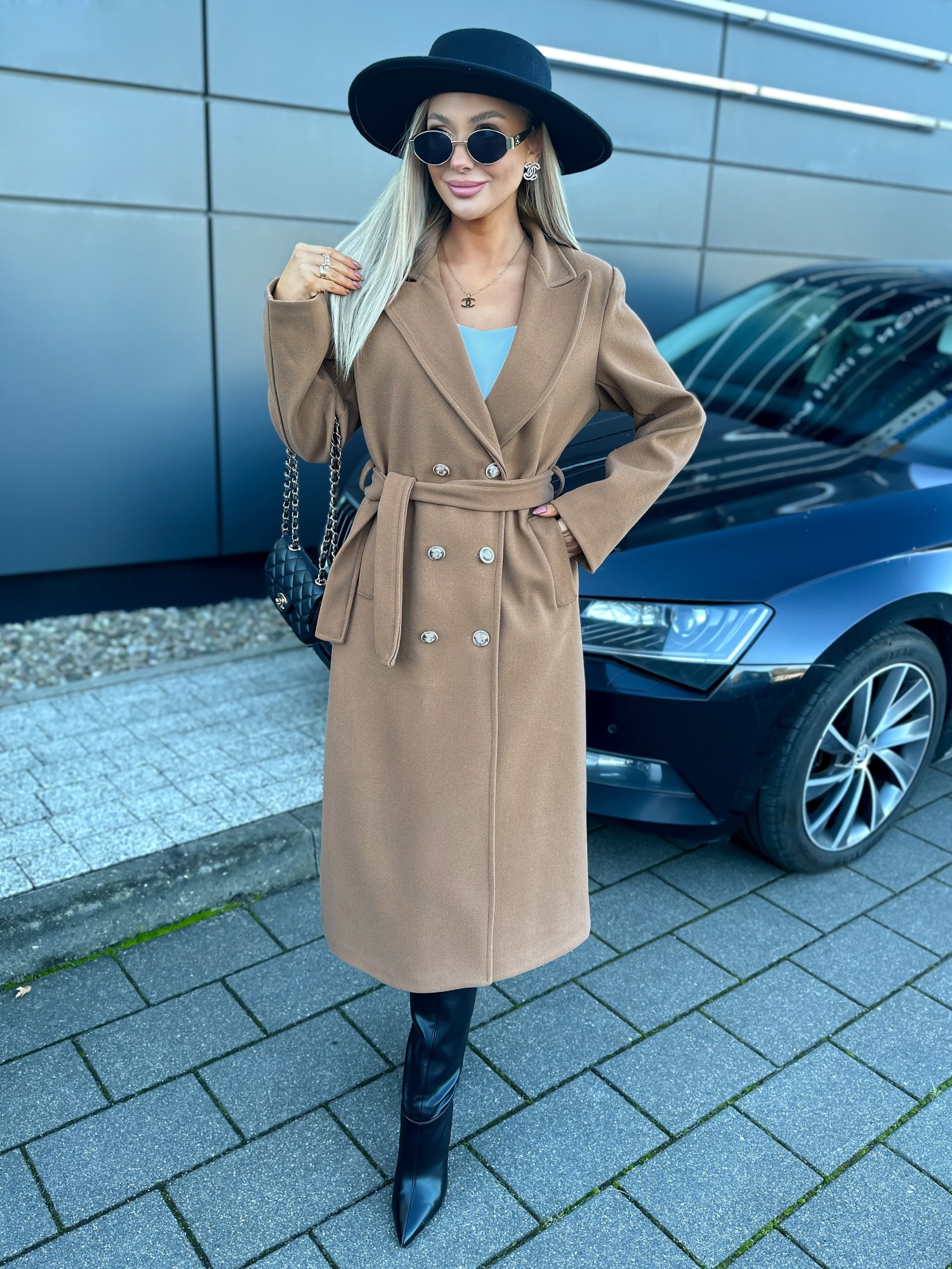 Płaszcz Zorika Camelowy Płaszcz Zorika Camelowy