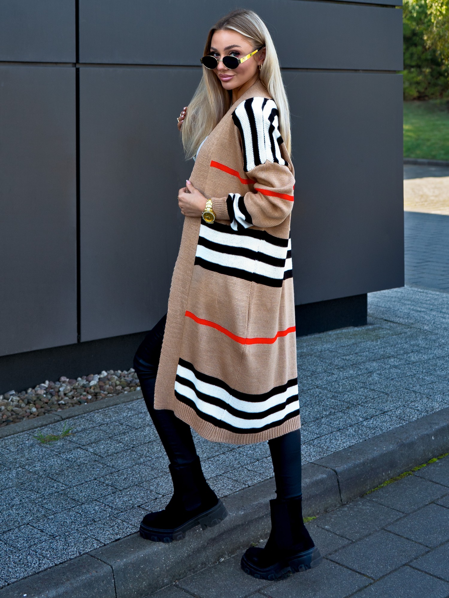 Sweter Long Antoneli Beżowy Sweter Long Antoneli Beżowy