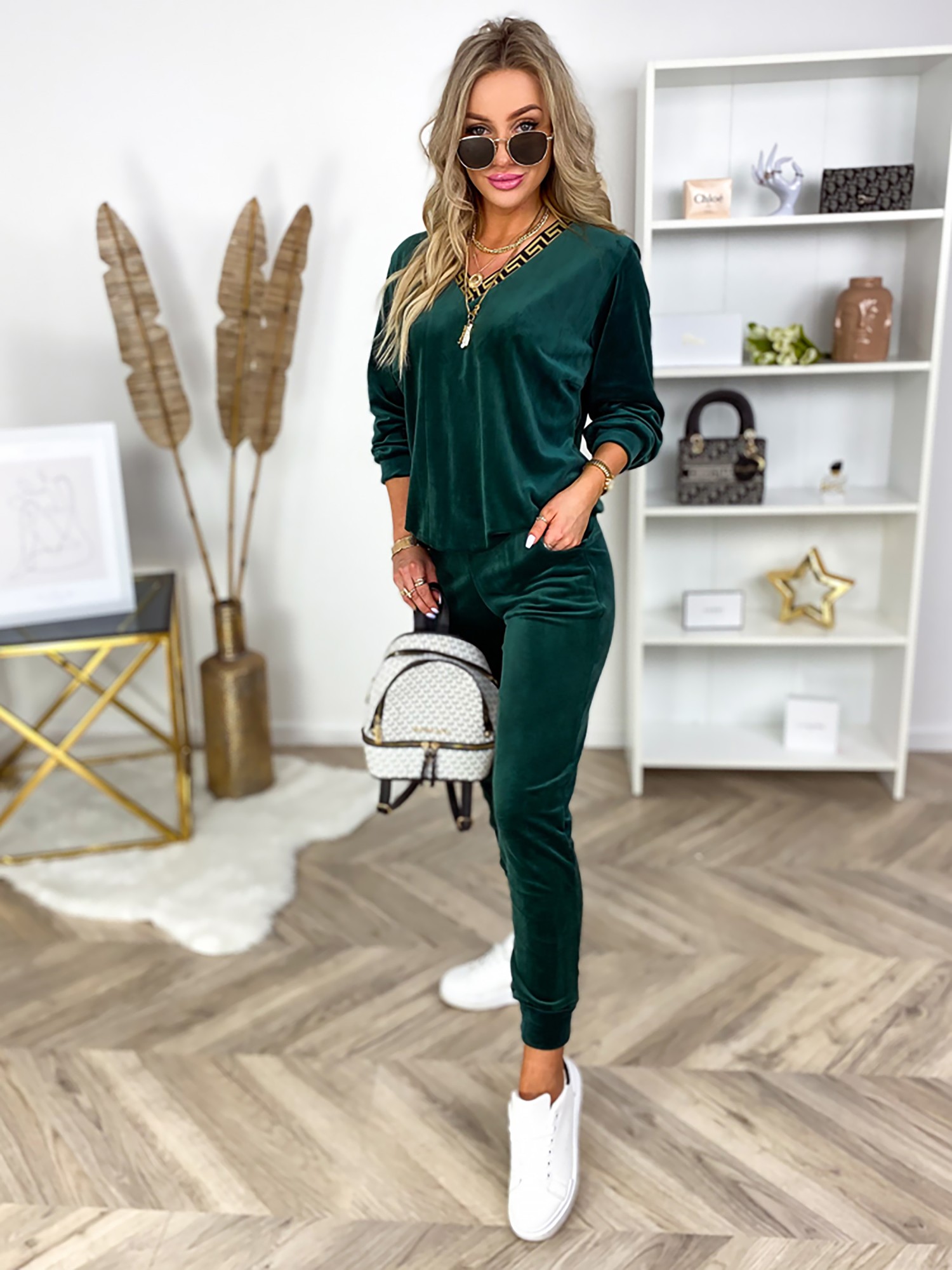 Dres Carla Butelkowa Zieleń Dres Carla Butelkowa Zieleń
