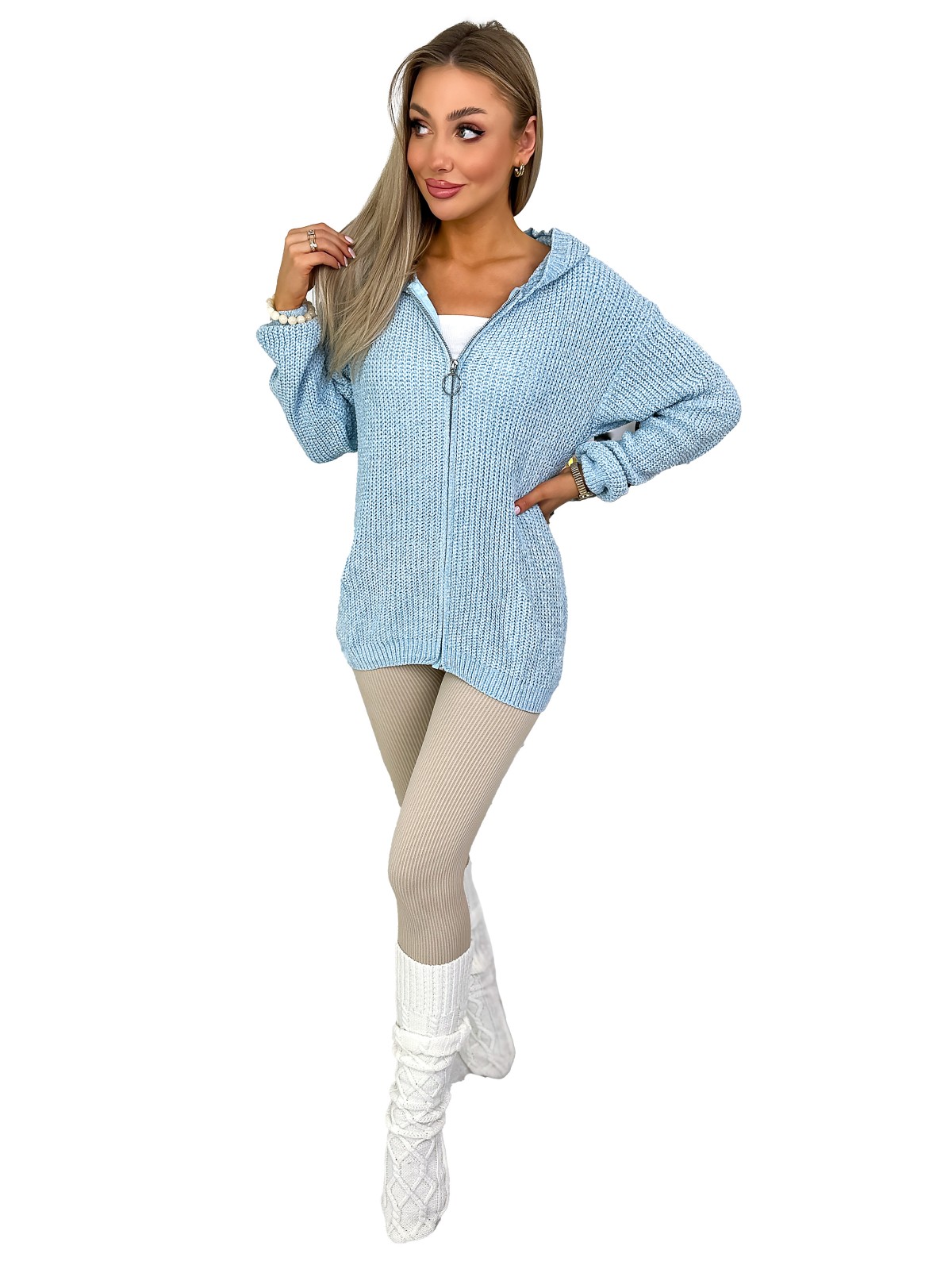 Sweter Jolian Błękitny Sweter Jolian Błękitny