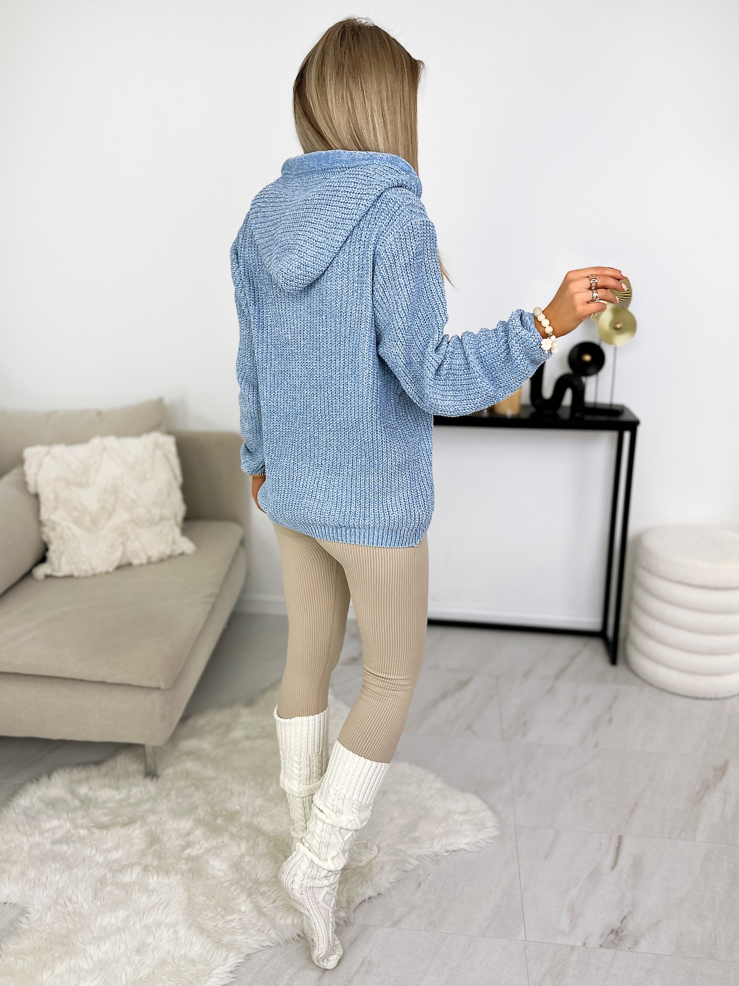 Sweter Ranio Błękitny Sweter Ranio Błękitny