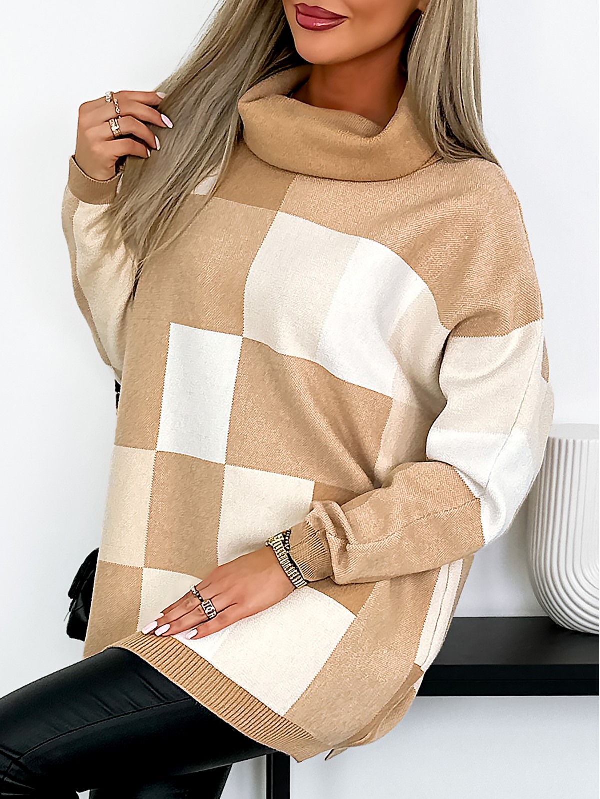Sweter Z Golfem Belisi Three Sweter Z Golfem Belisi Three