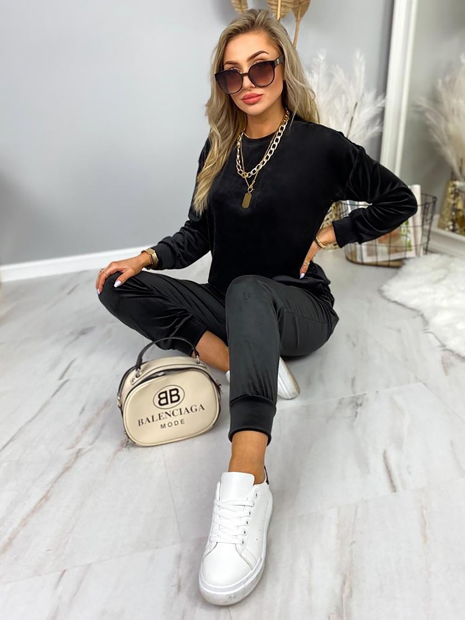 Dres Malabo Czarny Dres Malabo Czarny
