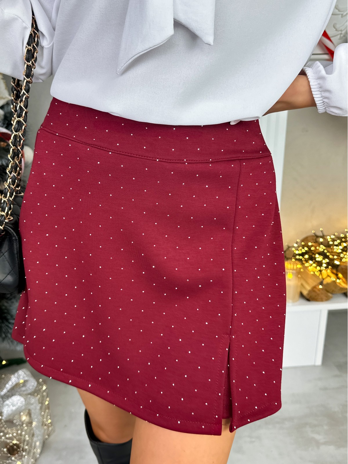 Spódnico-Spodenki Otario Bordowe Spódnico-Spodenki Otario Bordowe