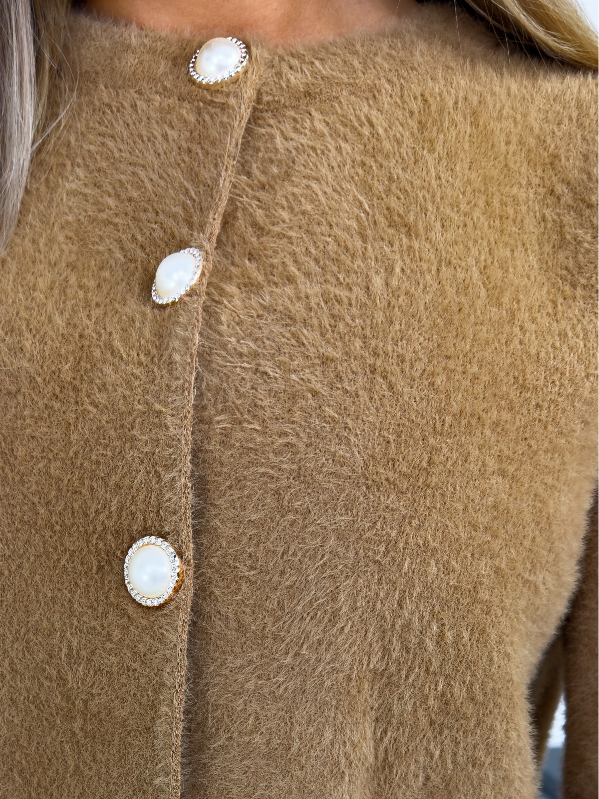 Sweter Elizi Camelowy Sweter Elizi Camelowy