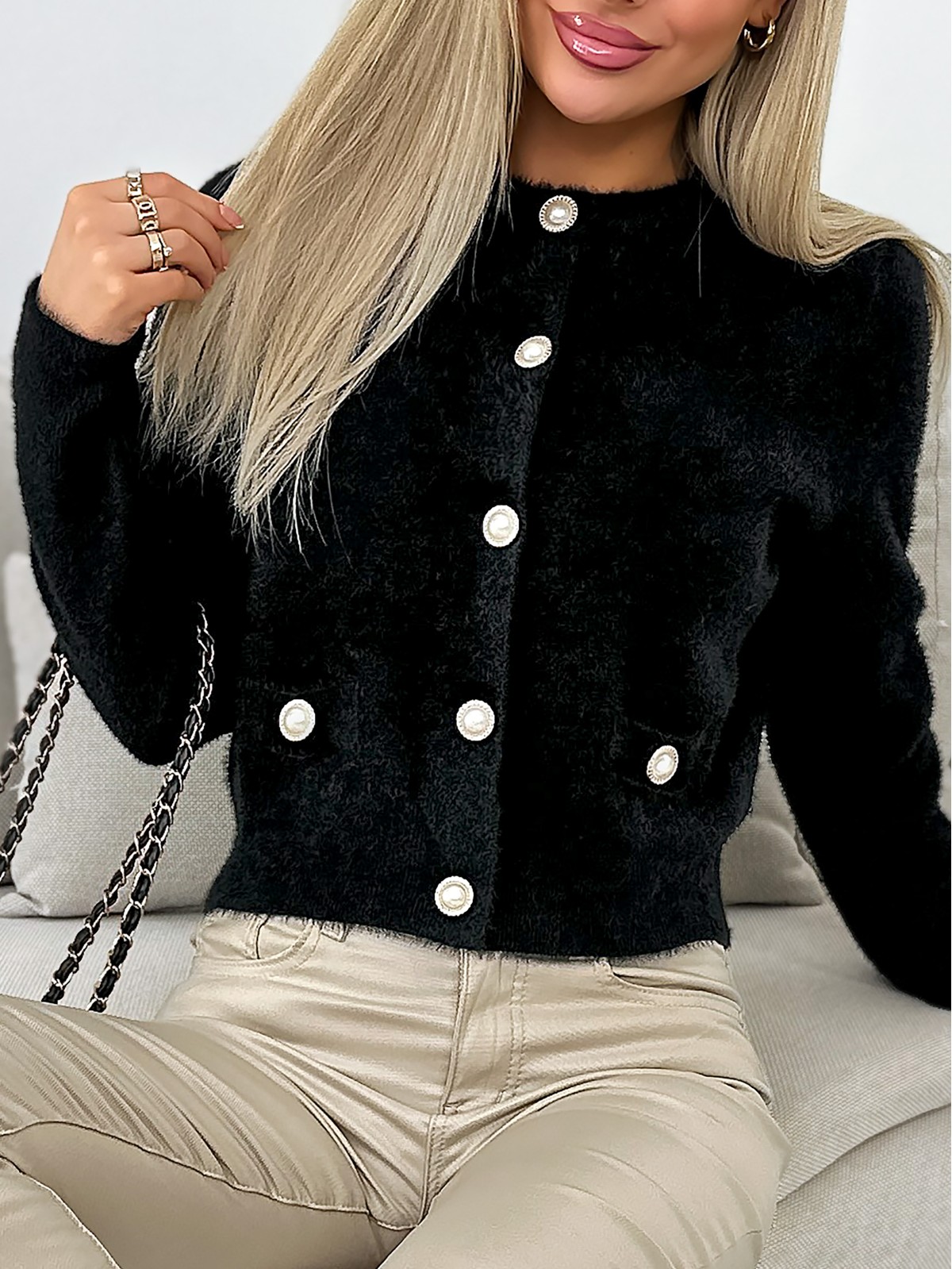 Sweter Elizi Czarny Sweter Elizi Czarny