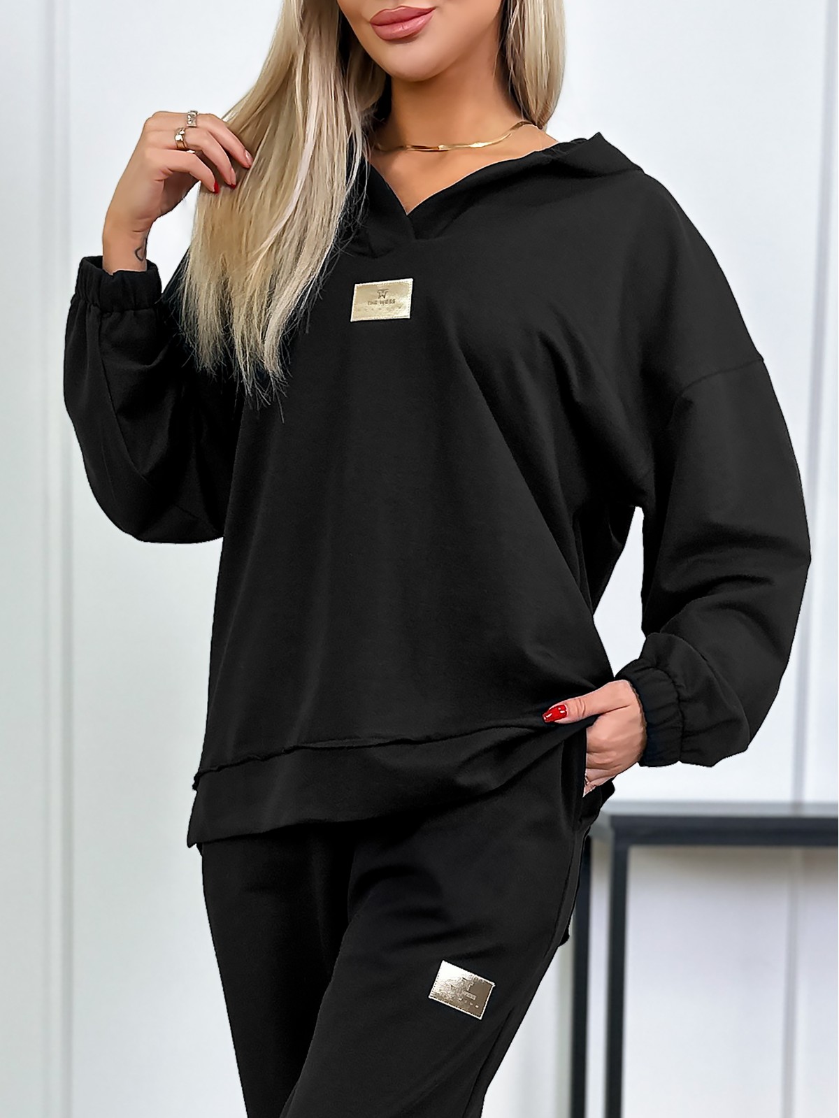 Komplet Dresowy Alyson Czarny Komplet Dresowy Alyson Czarny