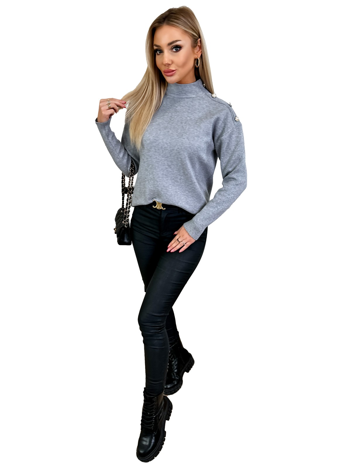 Sweter Kimina Szary Sweter Kimina Szary