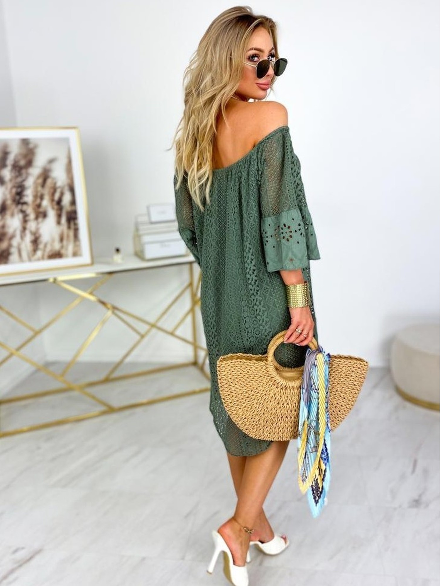 Sukienka Boho Honey Khaki Sukienka Boho Honey Khaki