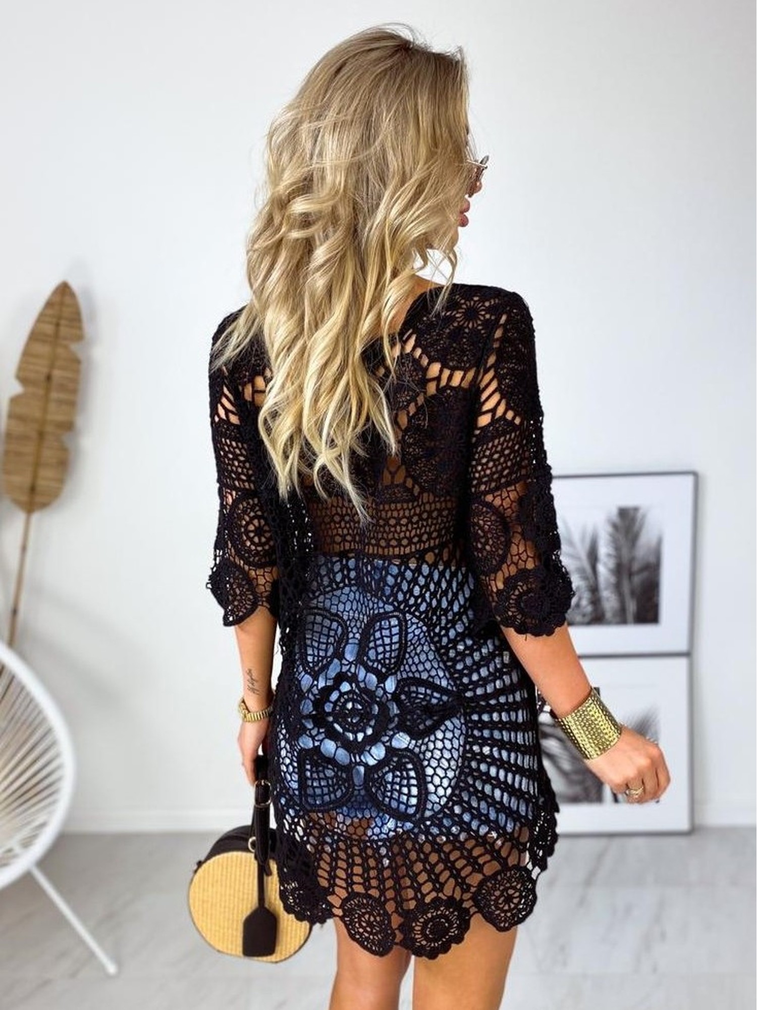 Bluzka Boho Beach Annes Czarna Bluzka Boho Beach Annes Czarna