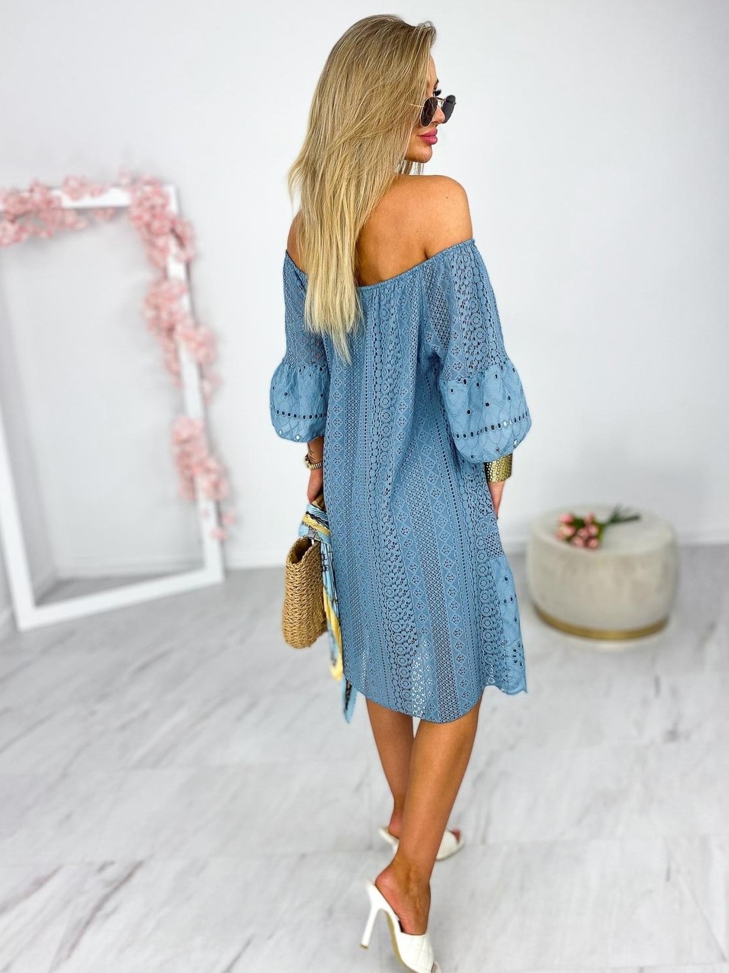 Sukienka Boho Honey Niebieska Sukienka Boho Honey Niebieska