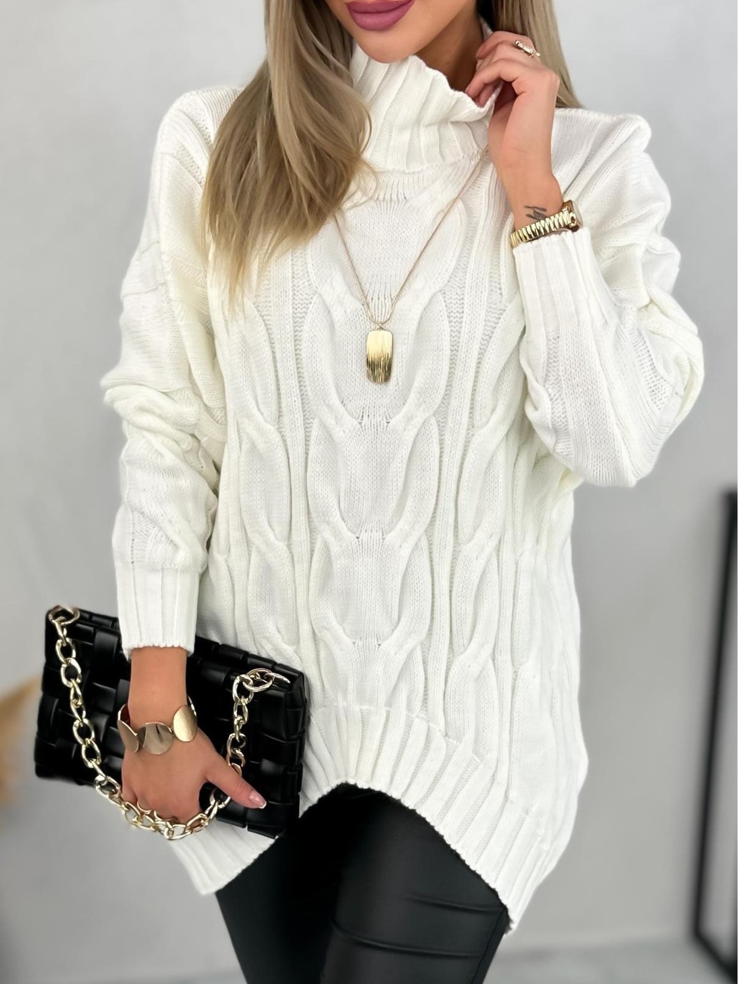 Sweter Ressa Kremowy Sweter Ressa Kremowy