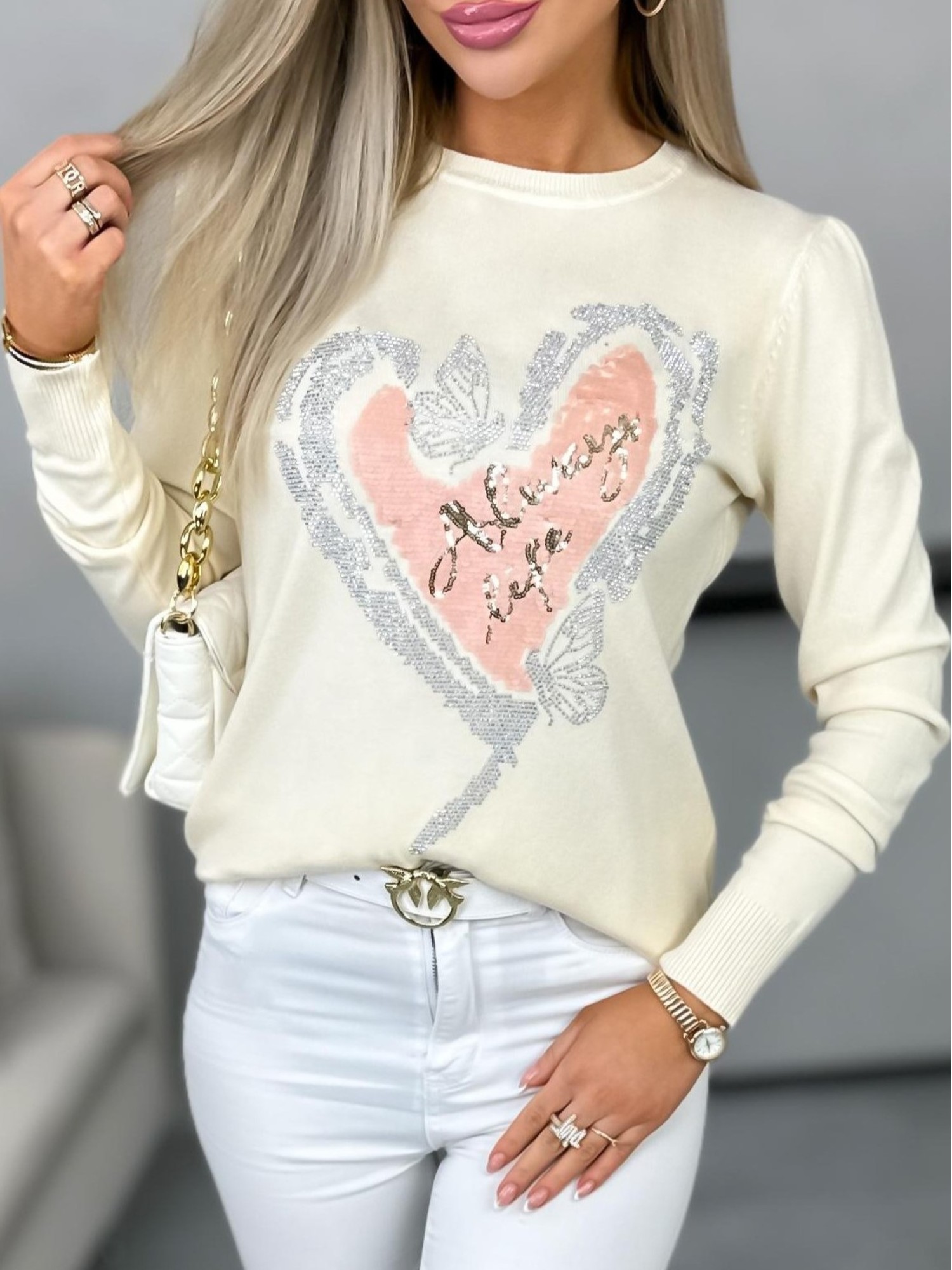 Sweter Cinzia Kremowy