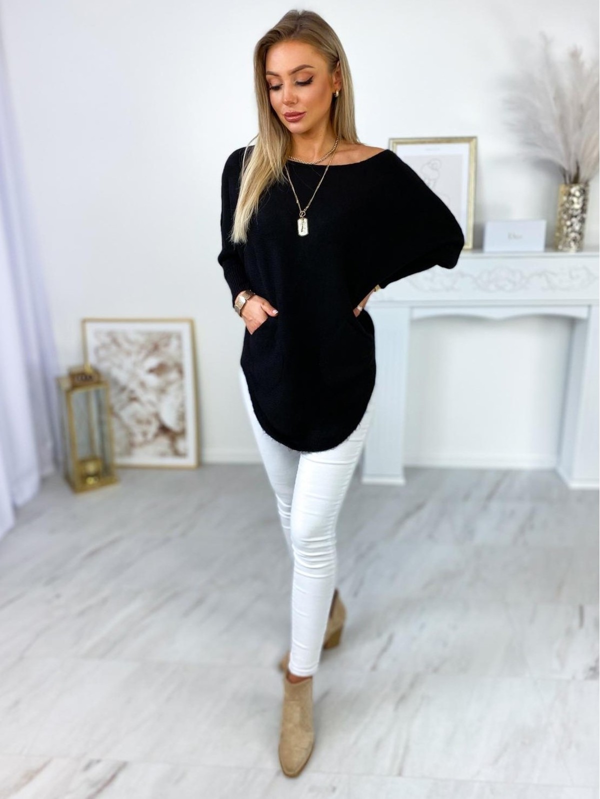 Sweter Daris Czarny Sweter Daris Czarny