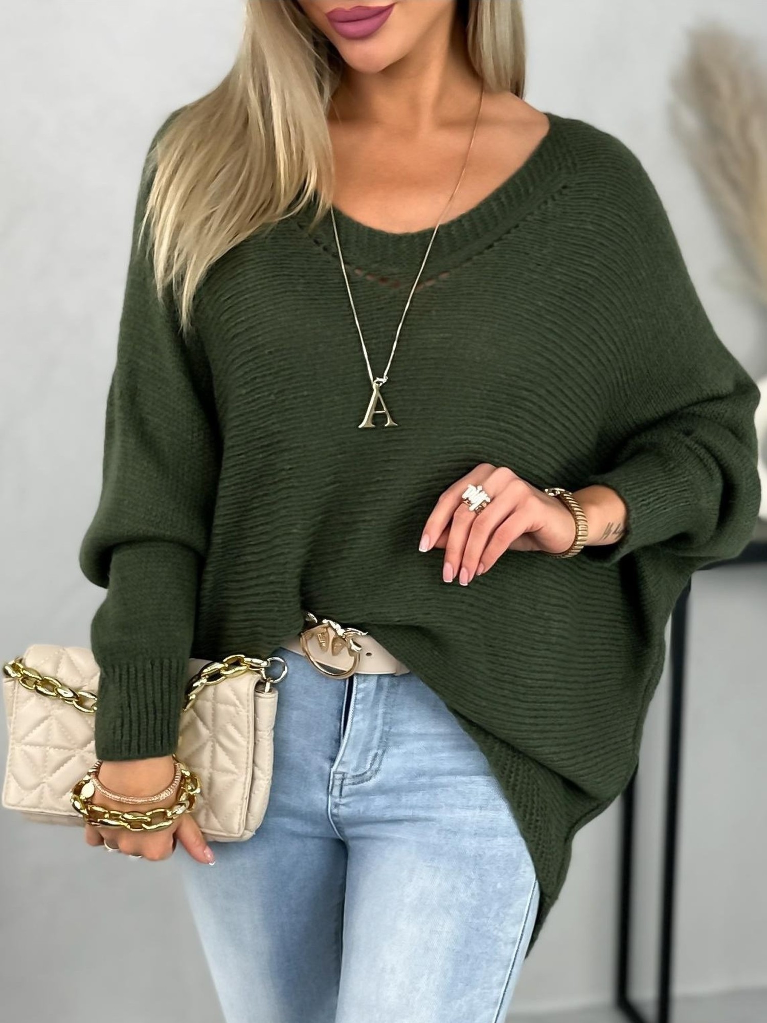 Sweter Malahi Khaki Sweter Malahi Khaki