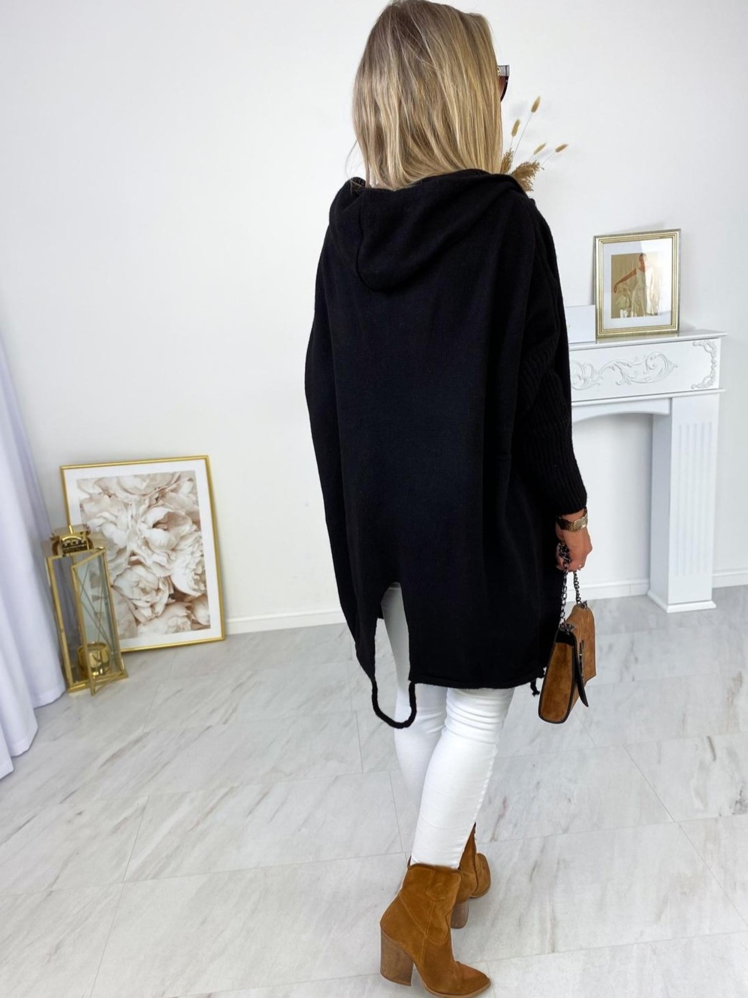 Sweter Samara Long Czarny Sweter Samara Long Czarny