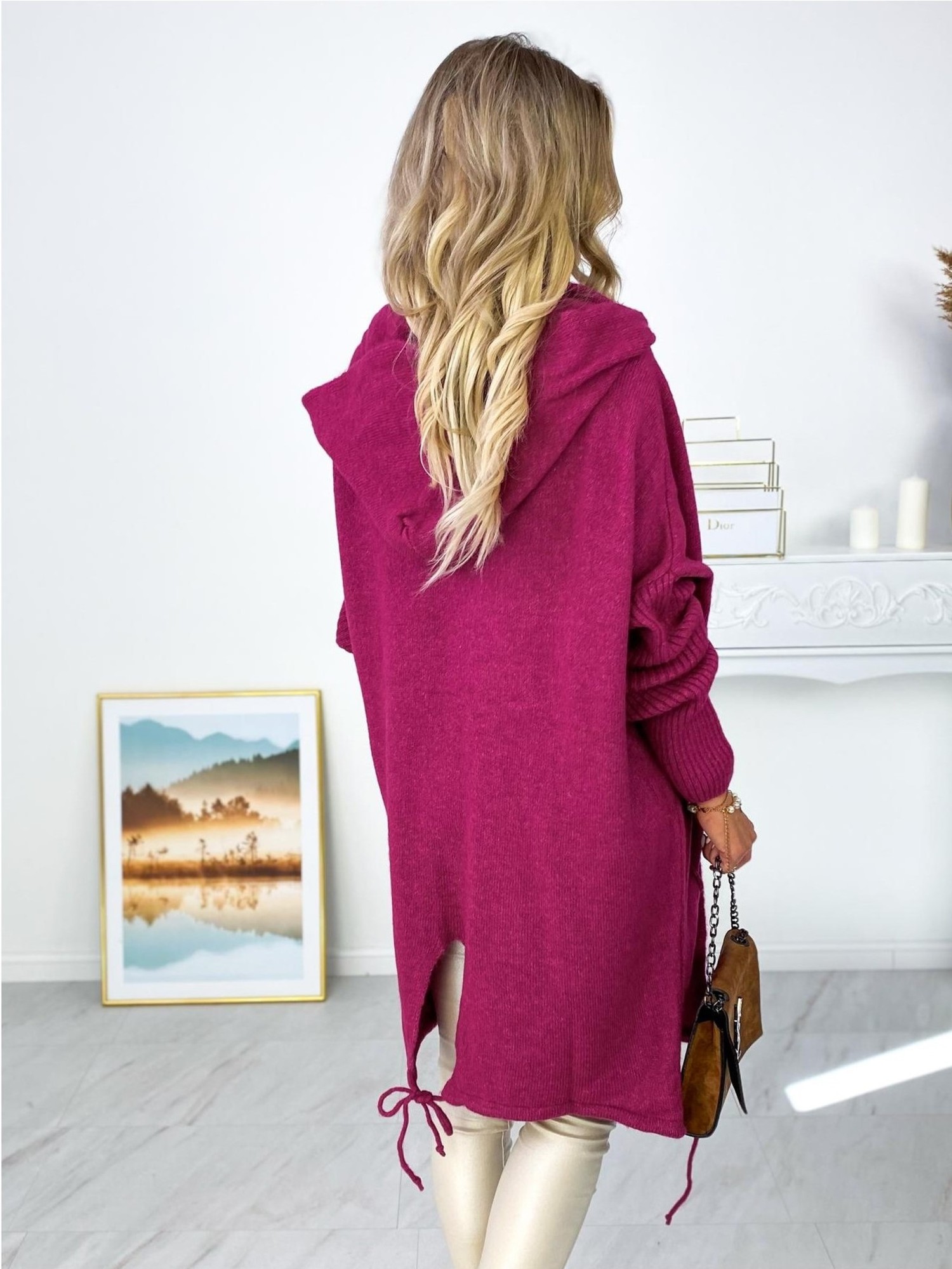 Sweter Samara Long Fuksja Sweter Samara Long Fuksja