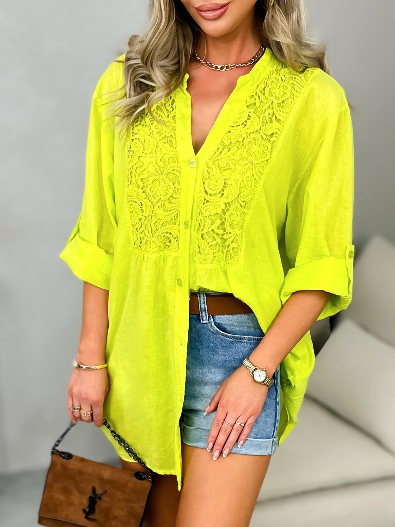 Koszula Ivette Limonkowa Koszula Ivette Limonkowa