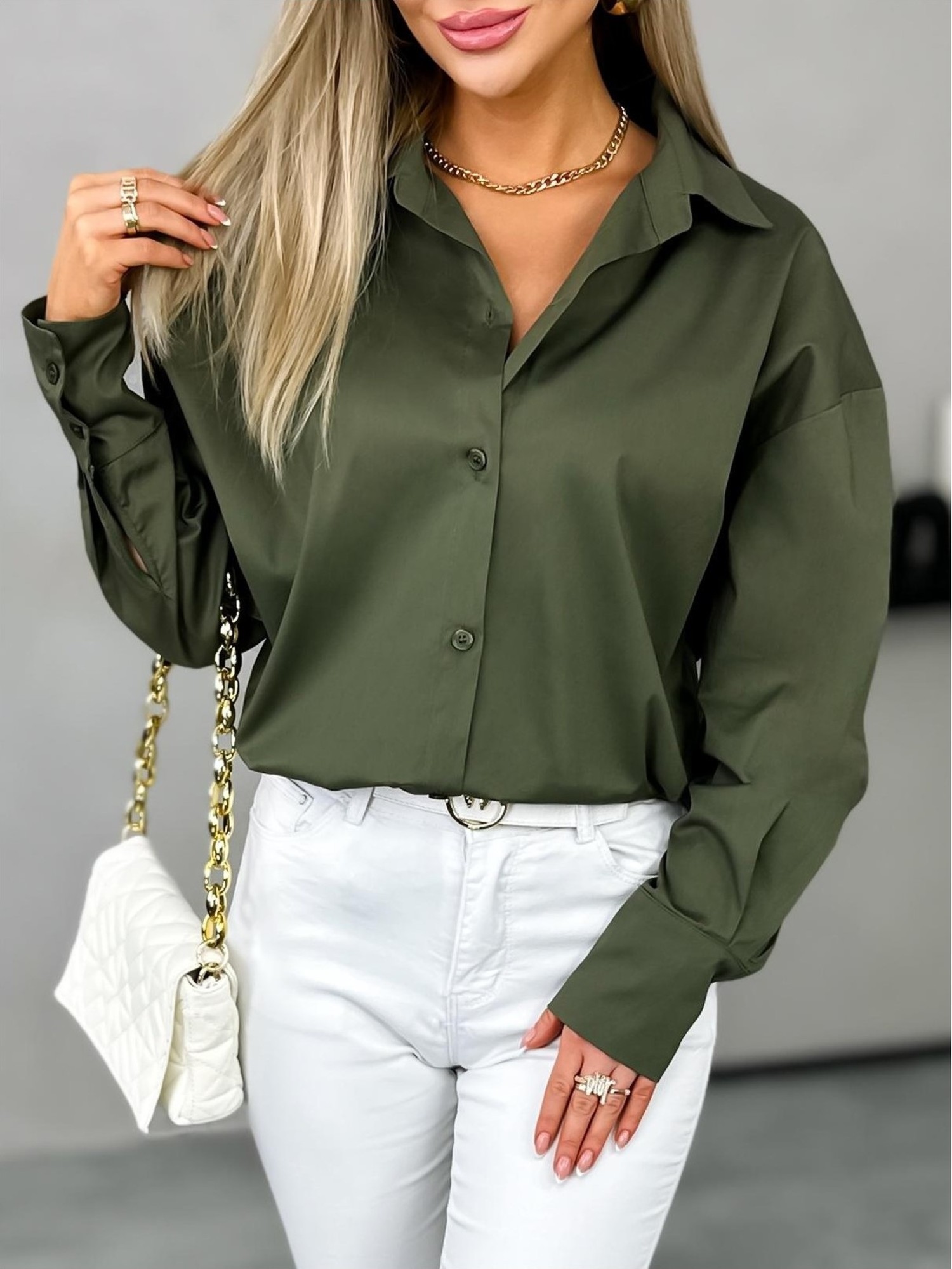 Koszula Ricane Khaki Koszula Ricane Khaki