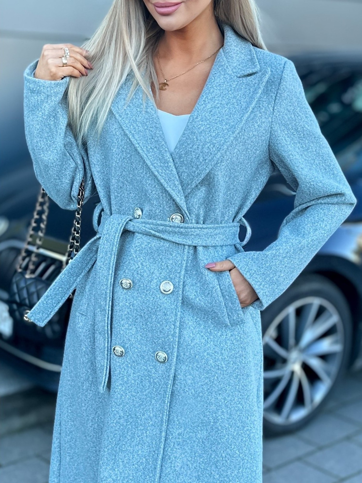 Płaszcz Zorika Szary Płaszcz Zorika Szary