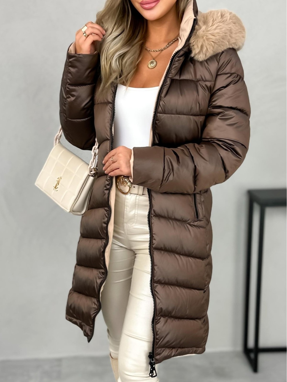 Kurtka Aries Dwustronna Czekoladowa Kurtka Aries Dwustronna Czekoladowa