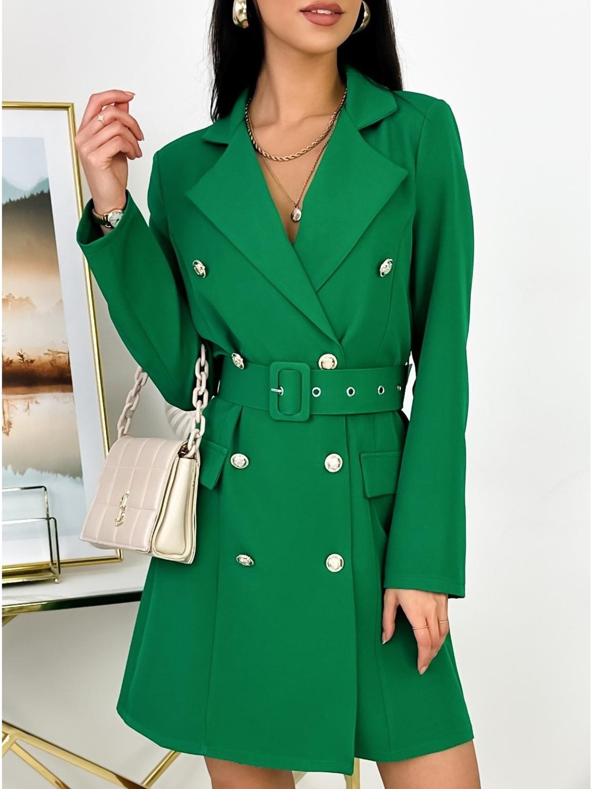 Sukienka Antonella Zielona