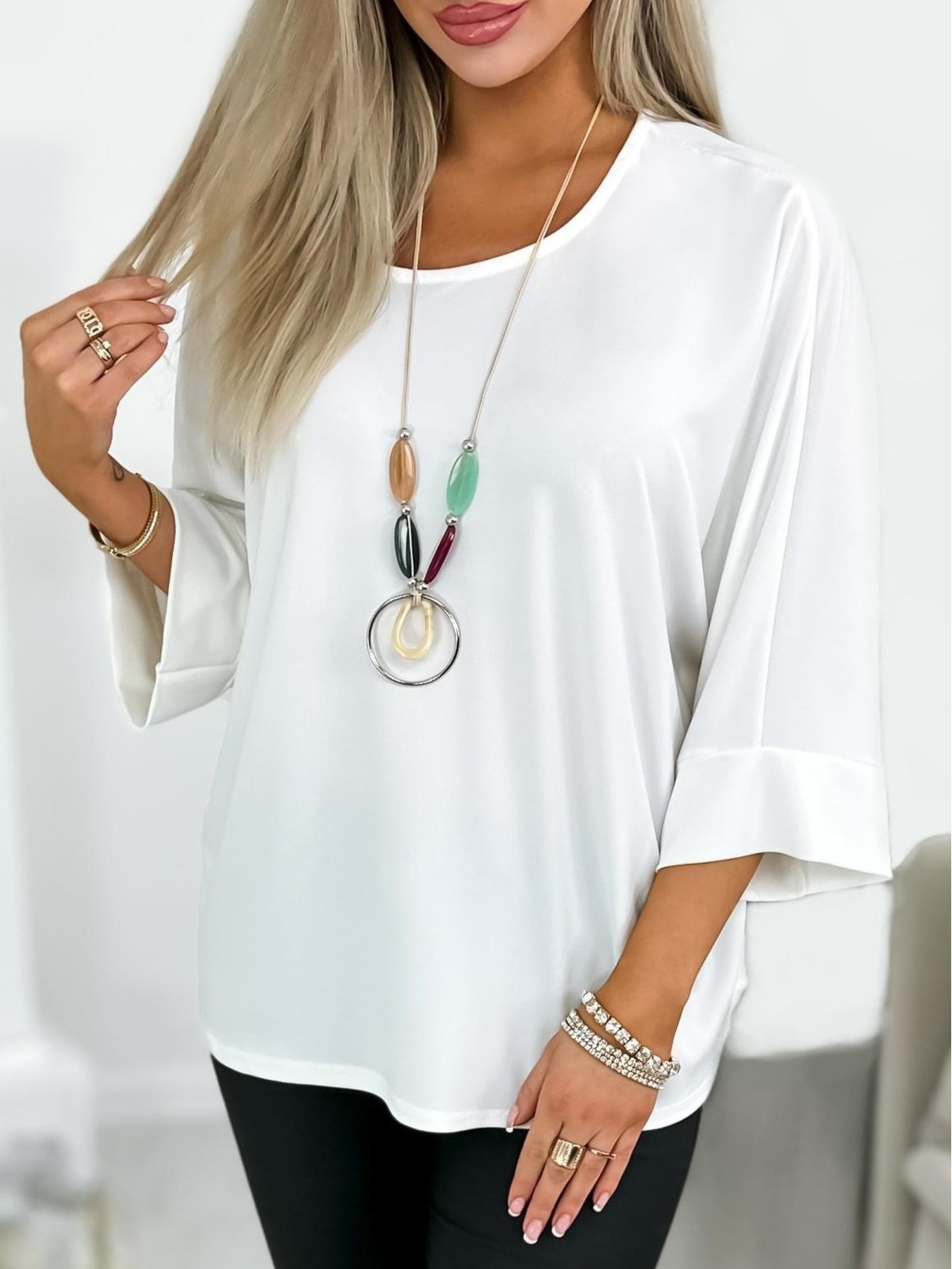 Bluzka Blanca Biała Bluzka Blanca Biała