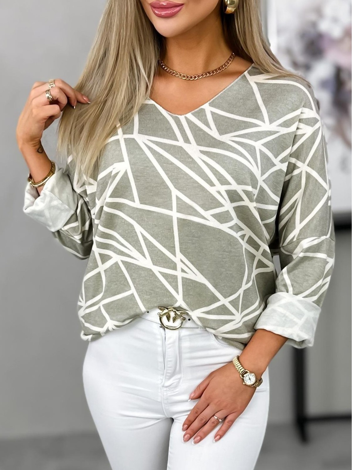 Bluzka Lokita Khaki Bluzka Lokita Khaki