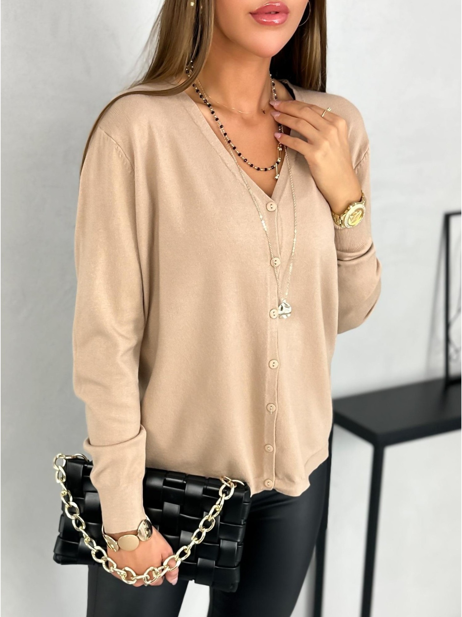 Sweter Derino Beżowy Sweter Derino Beżowy