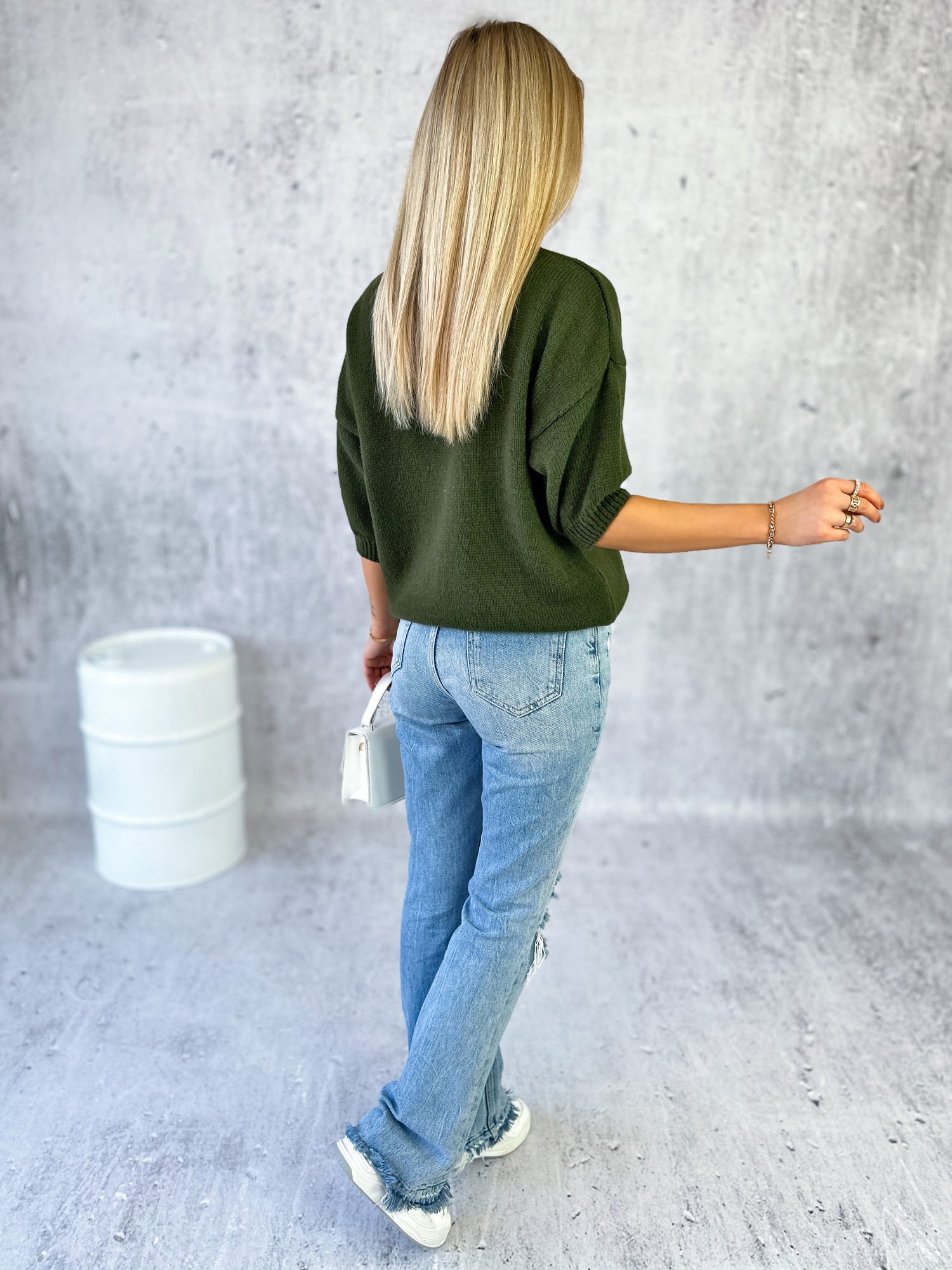 Sweter Bonjour Khaki Sweter Bonjour Khaki