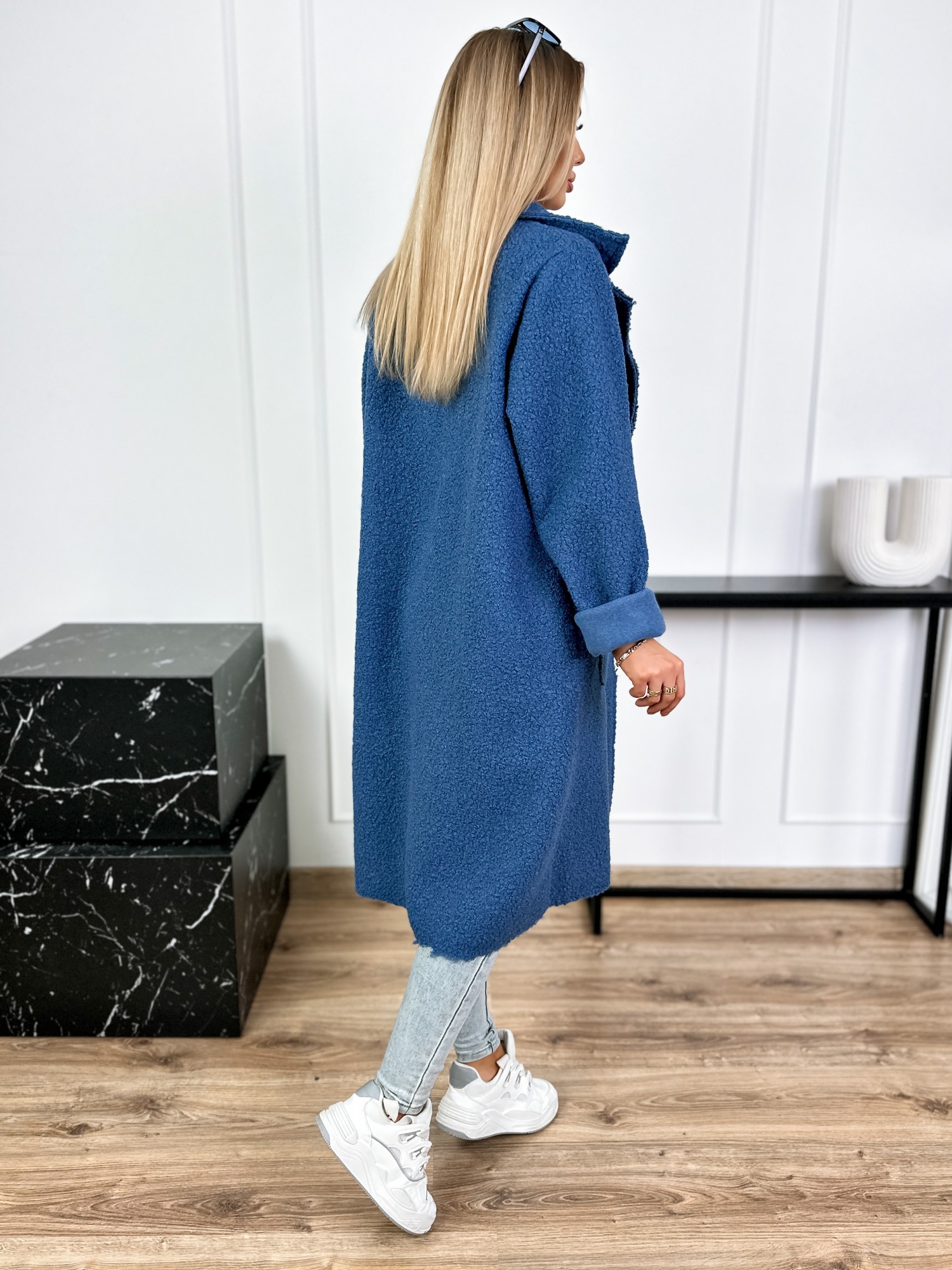 Płaszcz Beverly Jeansowy Płaszcz Beverly Jeansowy