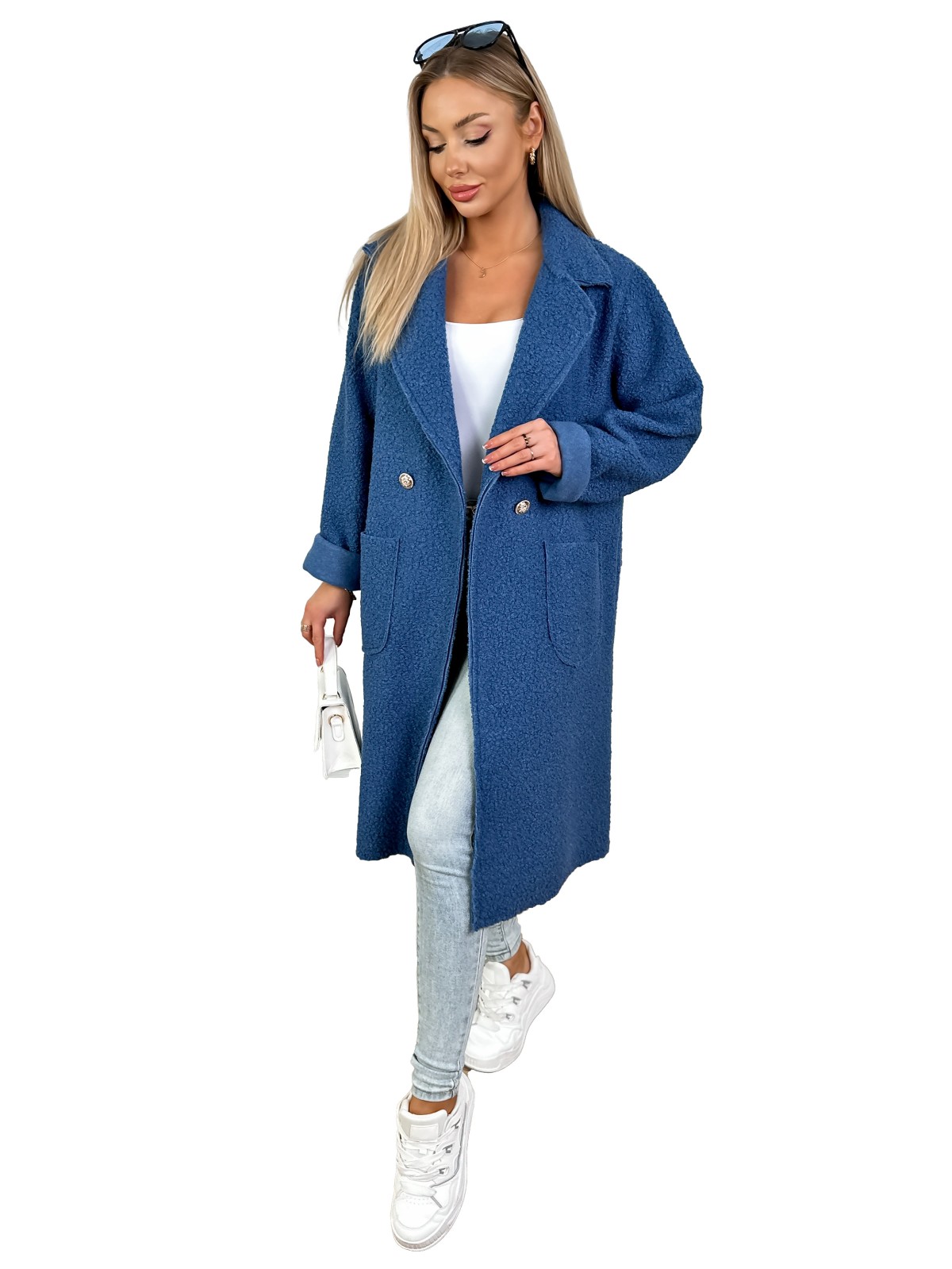 Płaszcz Beverly Jeansowy Płaszcz Beverly Jeansowy