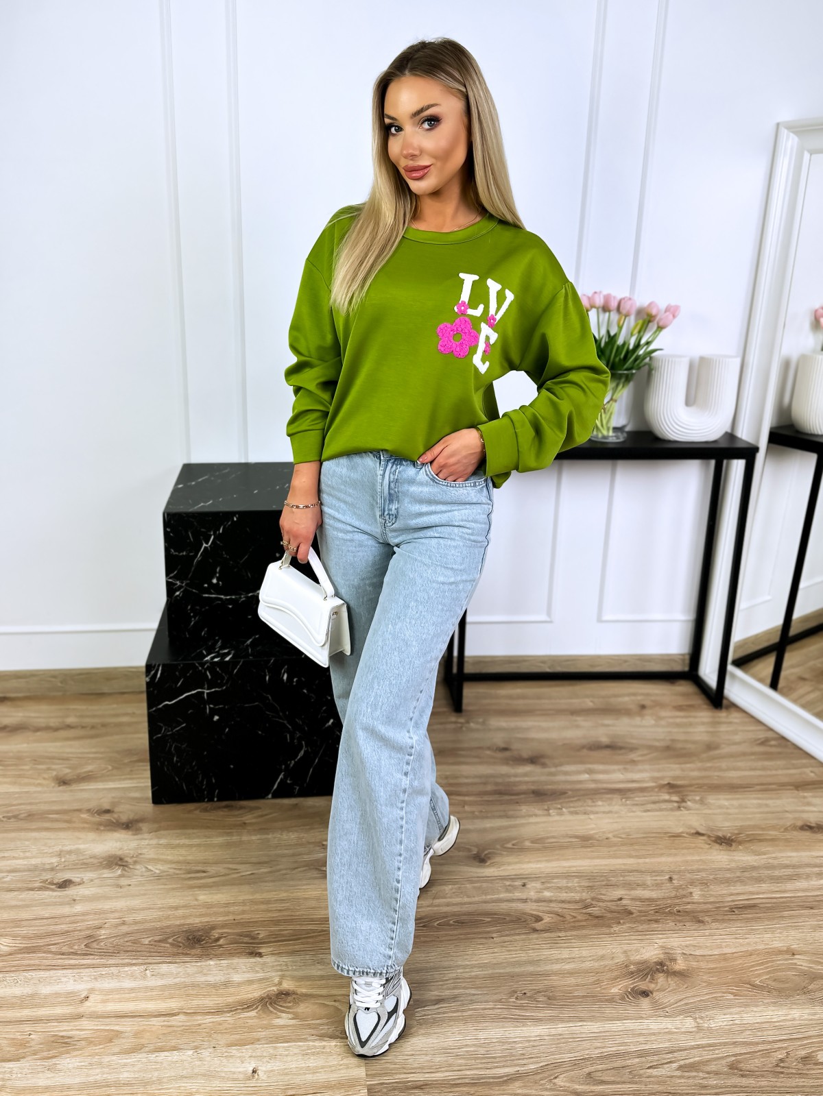 Bluza Binnie Limonkowa Bluza Binnie Limonkowa