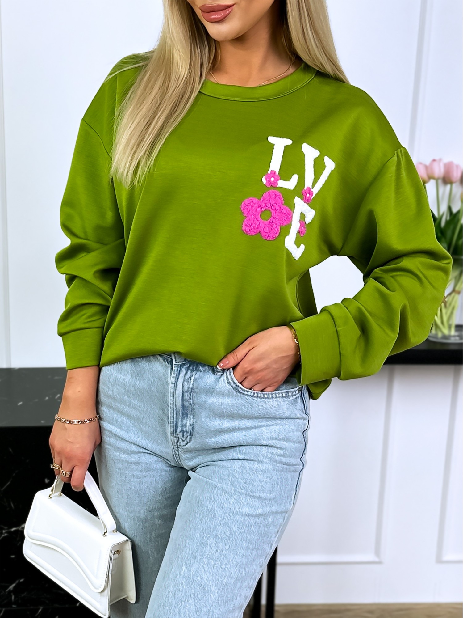 Bluza Binnie Limonkowa Bluza Binnie Limonkowa