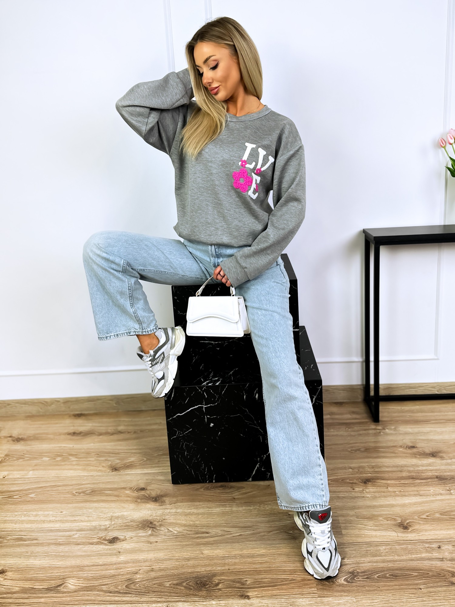 Bluza Binnie Szara